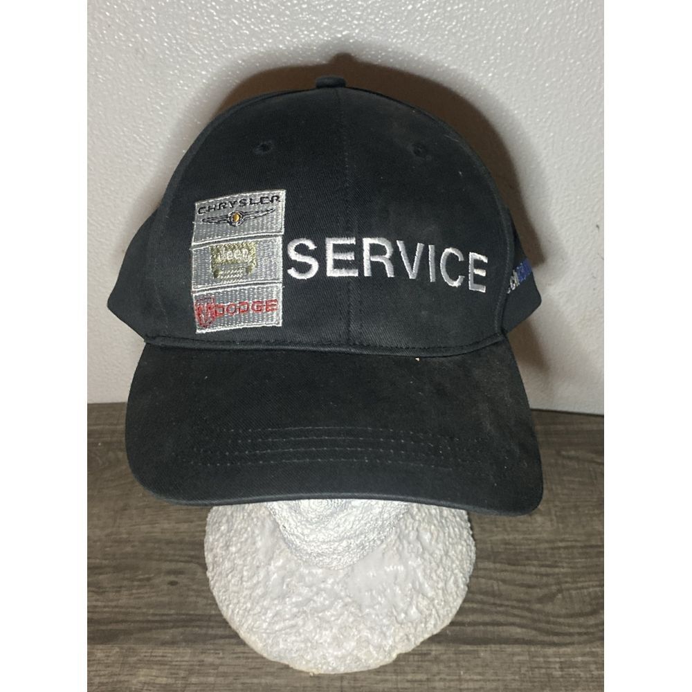 Chrysler Jeep Dodge Service Cap Hat Black‎ OSFM